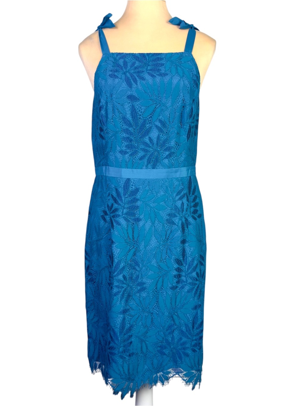 Lilly Pulitzer Kayleigh Lace Shift Dress Tidal Wave Blue Size 10